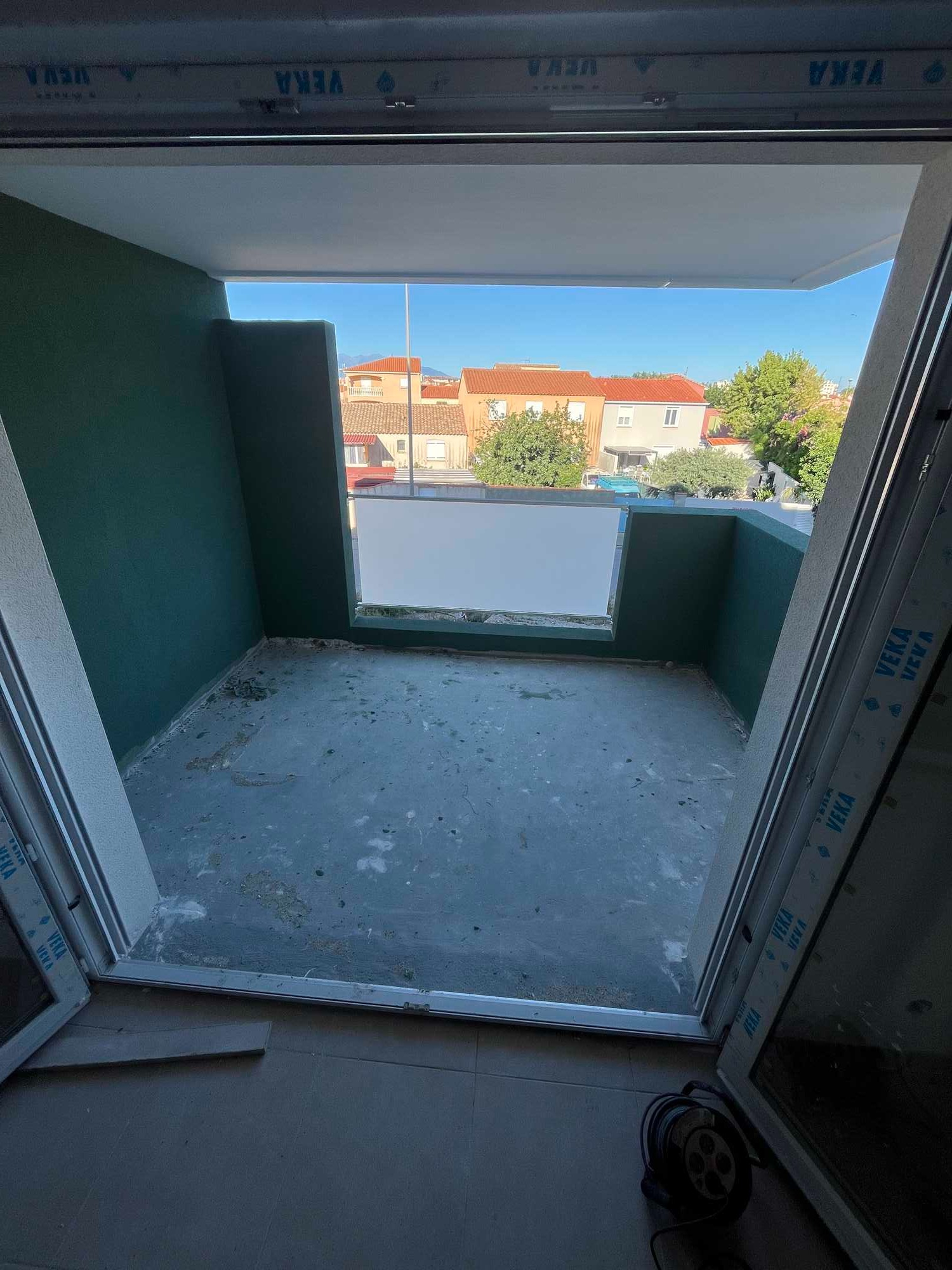 Le balcon avant étanchéité (balcon carrelé)