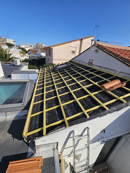 Litonnage (toiture en tuiles refaite entièrement)