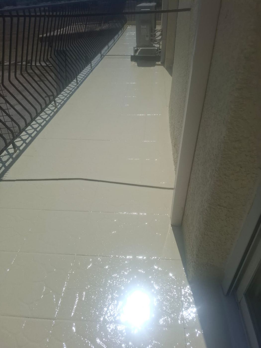Balcon en résine