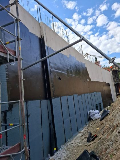 Étanchéité d’un mur enterré (étanchéité de murs enterrés)