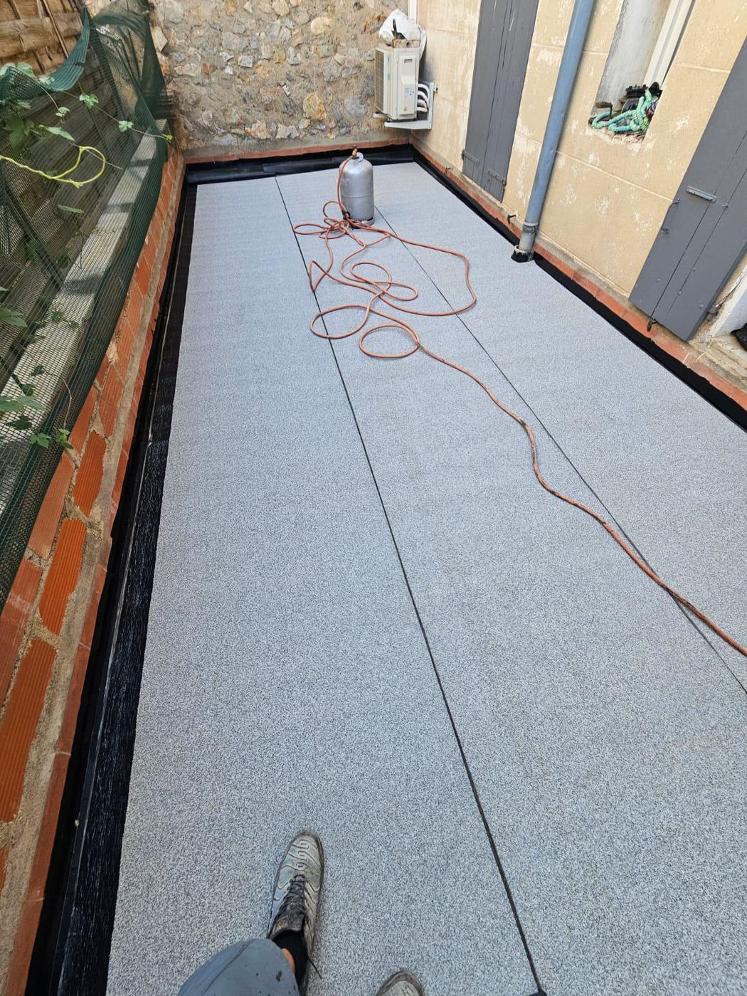 Membrane sur toit-terrasse