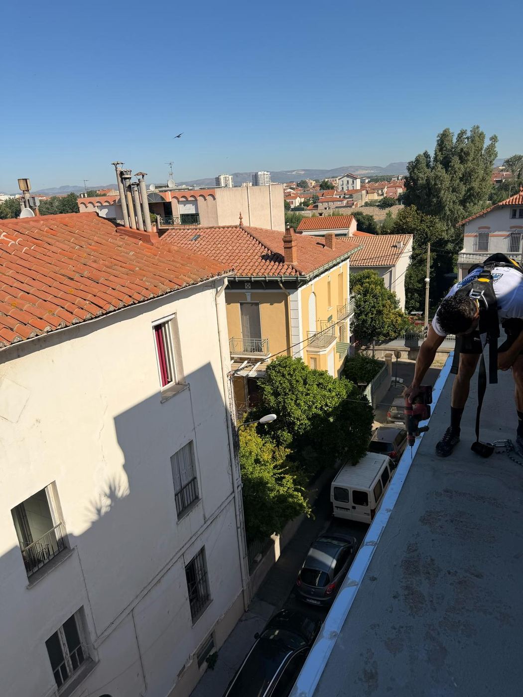 Zinguerie en bord de toit